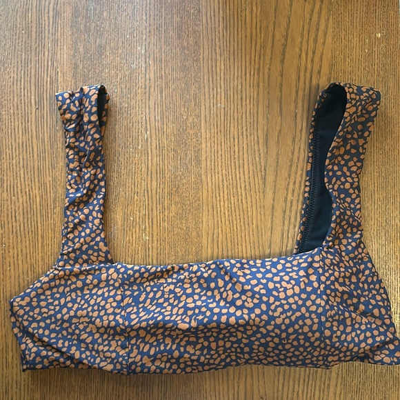 J. Crew squarneck bikini top “spot on” print - Picture 2 of 4